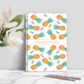 Carnet Motif de fruits d'ananas moderne