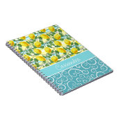 Carnet Motif de Fruits de citron méditerranéen personnali (Côté Droit)