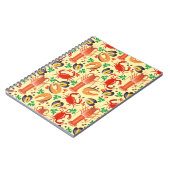 Carnet Motif de fruits de mer (Côté gauche)