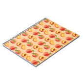Carnet Motif de fruits de pêche (Côté gauche)