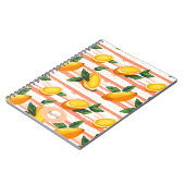 Carnet Motif de fruits Mango avec Feuilles verts (Côté gauche)