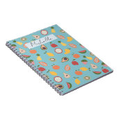 Carnet Motif de fruits rustiques (Côté Droit)