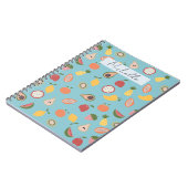 Carnet Motif de fruits rustiques (Côté gauche)