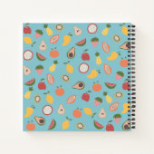 Carnet Motif de fruits rustiques (Dos)