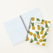 Carnet Motif de fruits tropicaux à l'ananas (Intérieur)