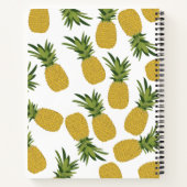Carnet Motif de fruits tropicaux à l'ananas (Dos)