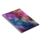 Carnet Motif de galaxie coloré (Côté Droit)