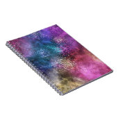 Carnet Motif de galaxie coloré (Côté Droit)