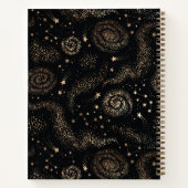 Carnet Motif de galaxie Gold Star Constellation (Dos)