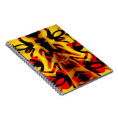 Carnet Motif de graffitis colorés (Côté Droit)
