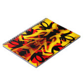Carnet Motif de graffitis colorés (Côté gauche)