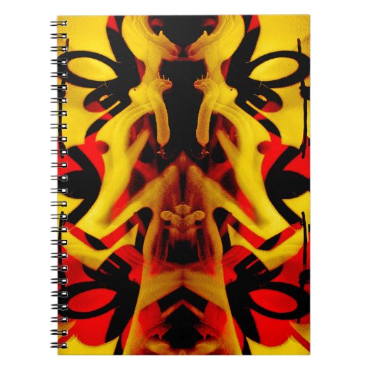 Carnet Motif de graffitis colorés (Devant)