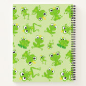 Carnet Motif de grenouille, Grenouille verte, Prince de g (Dos)