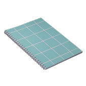 Carnet Motif de grille de contrôle de couleur minimale (Côté Droit)