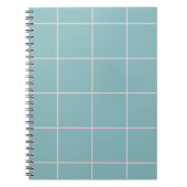 Carnet Motif de grille de contrôle de couleur minimale (Devant)