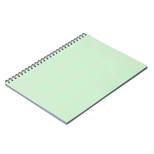 Carnet Motif de grille de couleur minimale à carreaux (Côté gauche)