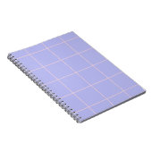 Carnet Motif de grille de couleur minimale à carreaux (Côté Droit)