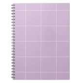 Carnet Motif de grille de couleur minimale à carreaux (Devant)