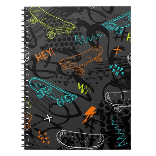 Carnet motif de grunge sans soudure Abstrait. Mode de sty (Devant)