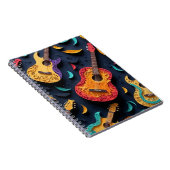 Carnet Motif de guitare coloré (Côté Droit)