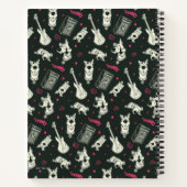 Carnet Motif de guitare et d'ampli punk Scooby-Doo (Dos)