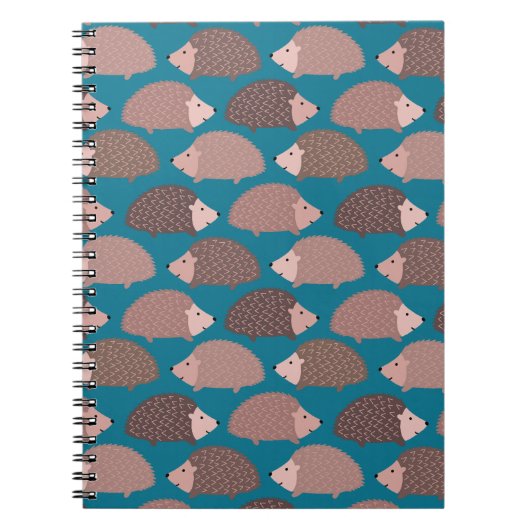 Carnet Motif de hérisson (Devant)