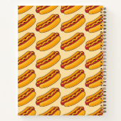 Carnet Motif de hot-dog grillé (Dos)