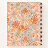 Carnet Motif de jardin à fleurs rétro (Dos)