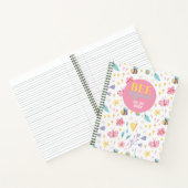 Carnet Motif de jolies abeilles | Citation abeille différ (Intérieur)