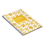 Carnet Motif de jonquille (Côté Droit)