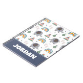 Carnet Motif de jouets pour bébé mou (Côté gauche)