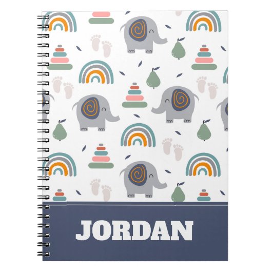 Carnet Motif de jouets pour bébé mou (Devant)