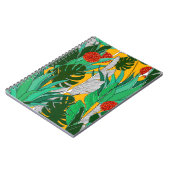 Carnet Motif de jungle d'été aux couleurs vives. Jungle s (Côté gauche)
