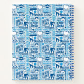 Carnet Motif de la clinique dentaire bleue (Dos)