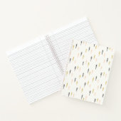 Carnet Motif de la forêt d'arbres de Noël (Intérieur)