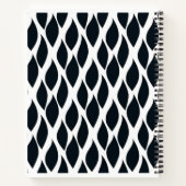 Carnet Motif de la grille noire (Dos)
