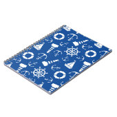 Carnet Motif de la mer bleue (Côté gauche)