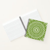 Carnet Motif de la nature Mandala vert (Intérieur)