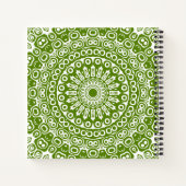 Carnet Motif de la nature Mandala vert (Dos)
