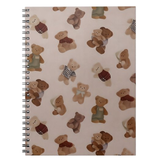 Carnet Motif de la Parade de l'ours en peluche (Devant)
