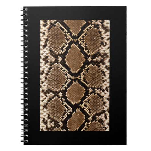Carnet Motif de la peau de serpent (Devant)