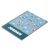 Carnet Motif de la scène du Doodle Town (Côté gauche)
