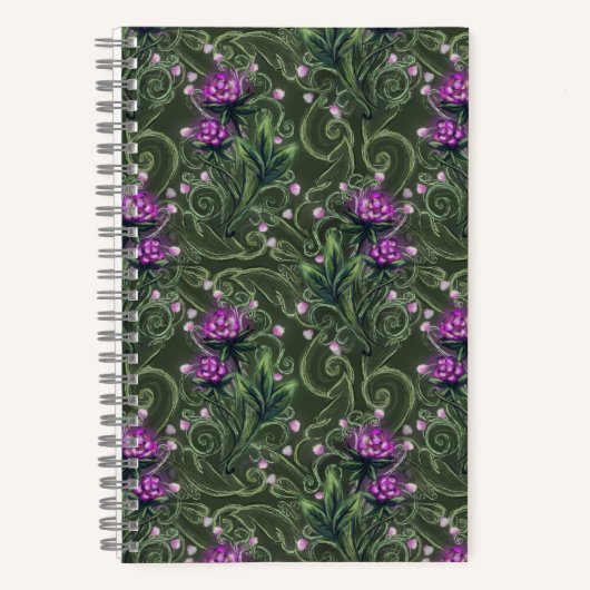 Carnet Motif de la vigne de Berry Enchanted (Recto)