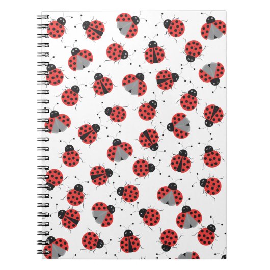 Carnet Motif de Ladybugs (Devant)