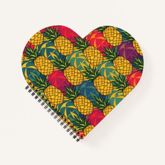 Carnet Motif de l'ananas (Devant)