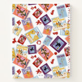 Carnet Motif de lancer avec impression de personnage du M (Dos)