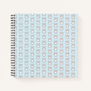 Carnet Motif de lapin visage de lapin mignon