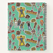 Carnet Motif de l'autocollant rétro Goonies (Dos)