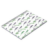 Carnet Motif de lavande (Côté gauche)