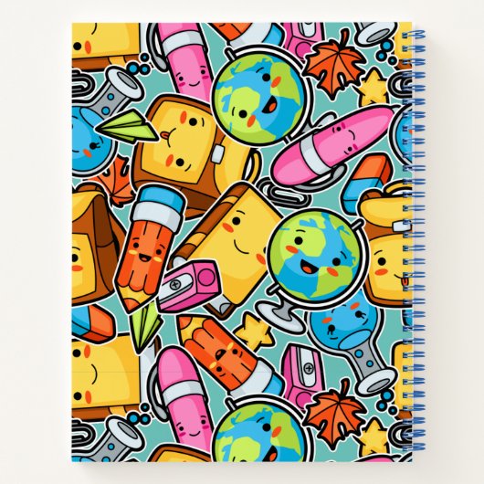 Carnet Motif de l'école de dessin (Dos)